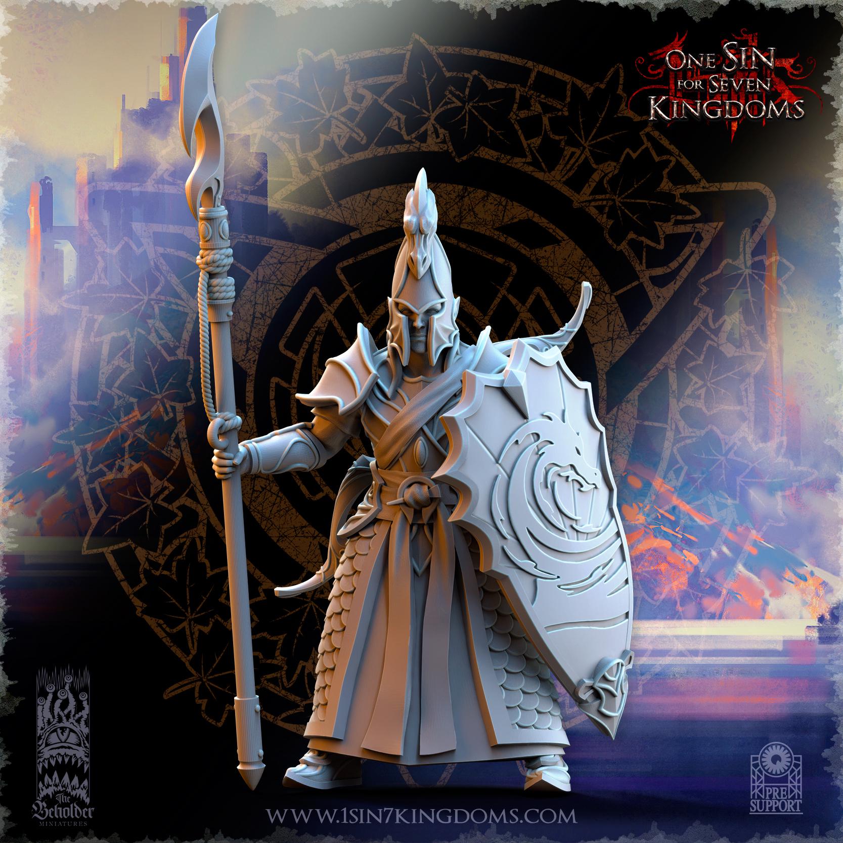 Silvermoor Elves Ilithien Coastland Militia - in 12k by The Beholder Miniatures