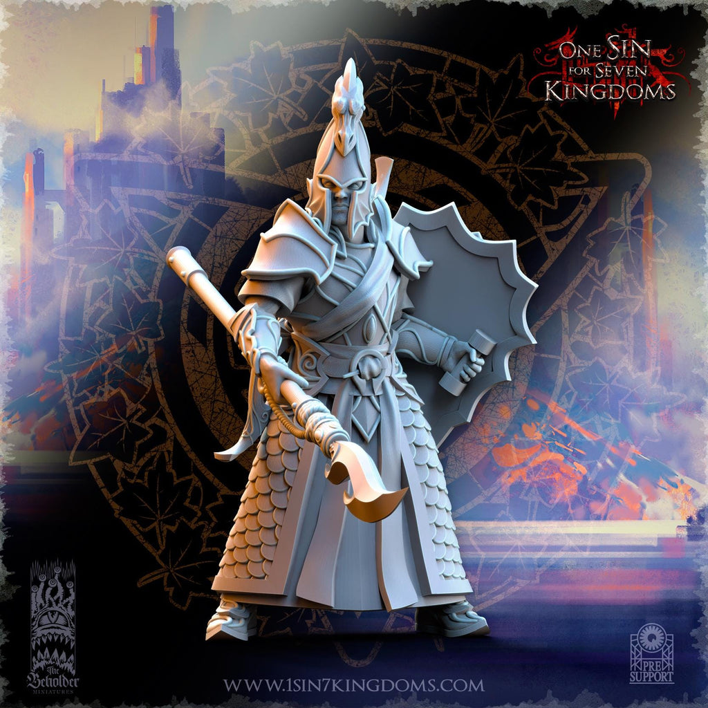 Silvermoor Elves Ilithien Coastland Militia - in 12k by The Beholder Miniatures