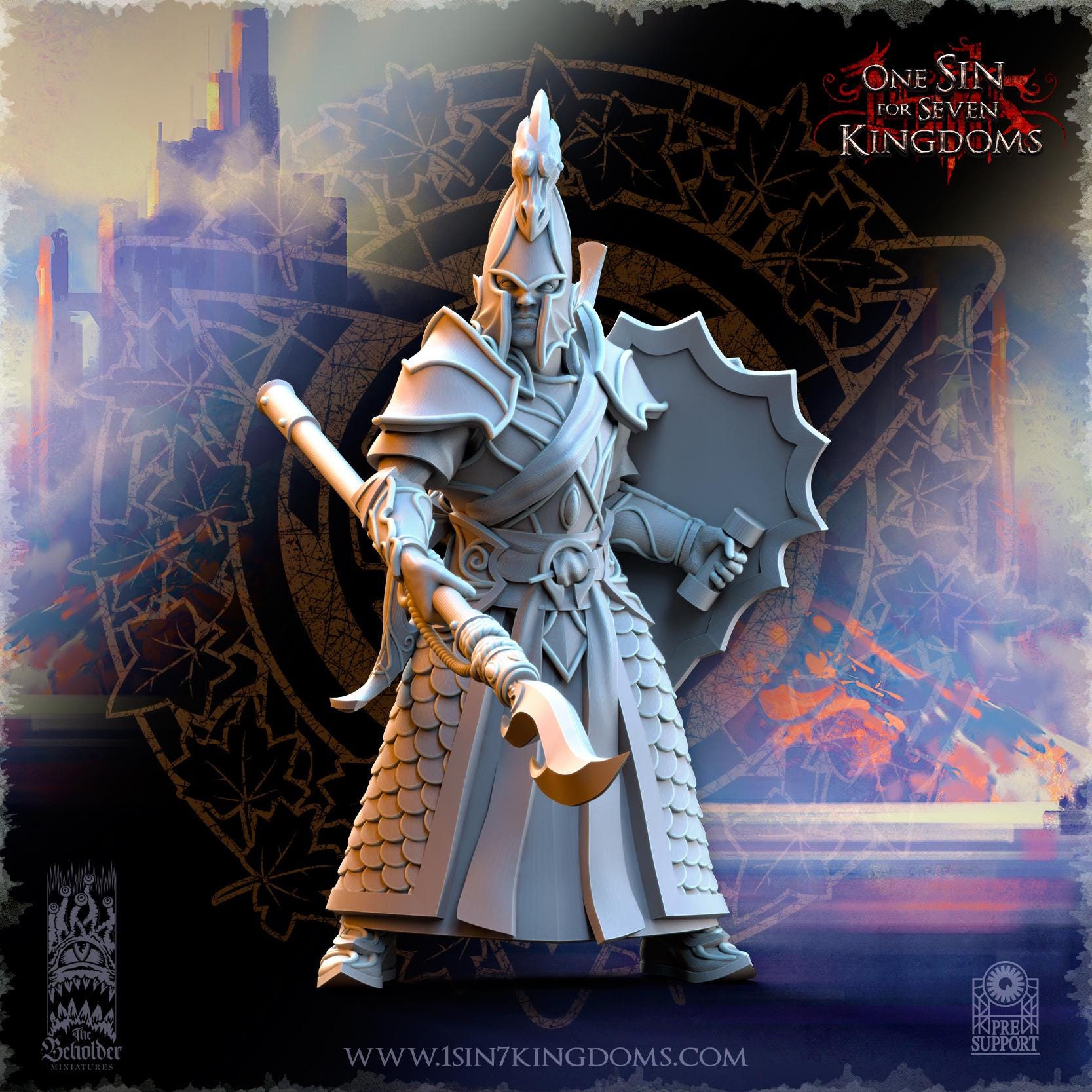 Silvermoor Elves Ilithien Coastland Militia - in 12k by The Beholder Miniatures