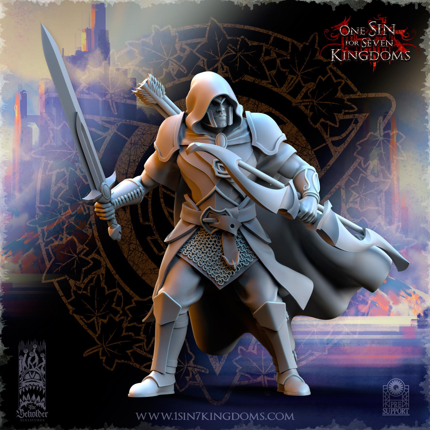 Silvermoor Elves Shades of Ashur in 12k - by The Beholder Miniatures
