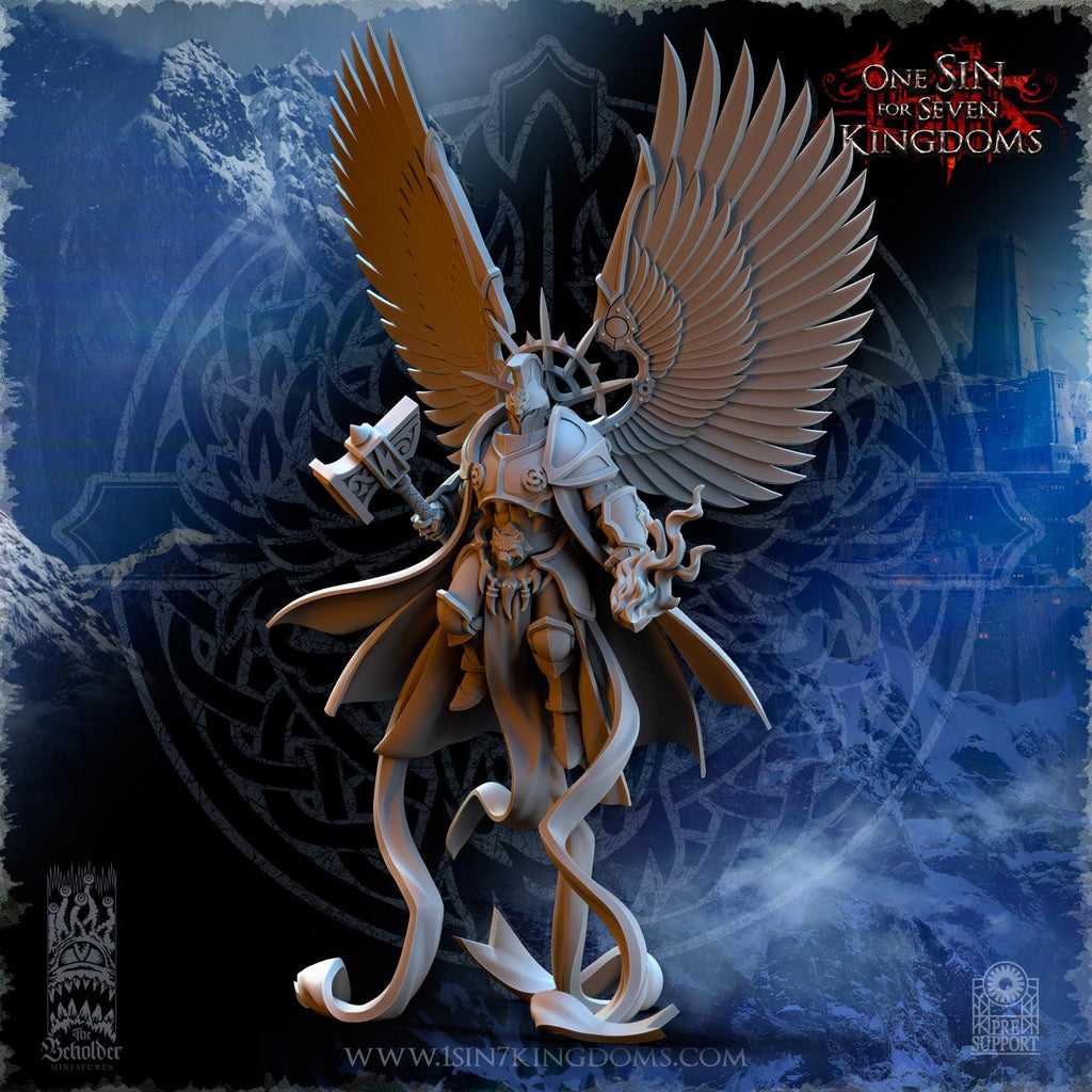 Lord Himneskur, Stormwolves Great Commander in 12k by The Beholder Miniatures