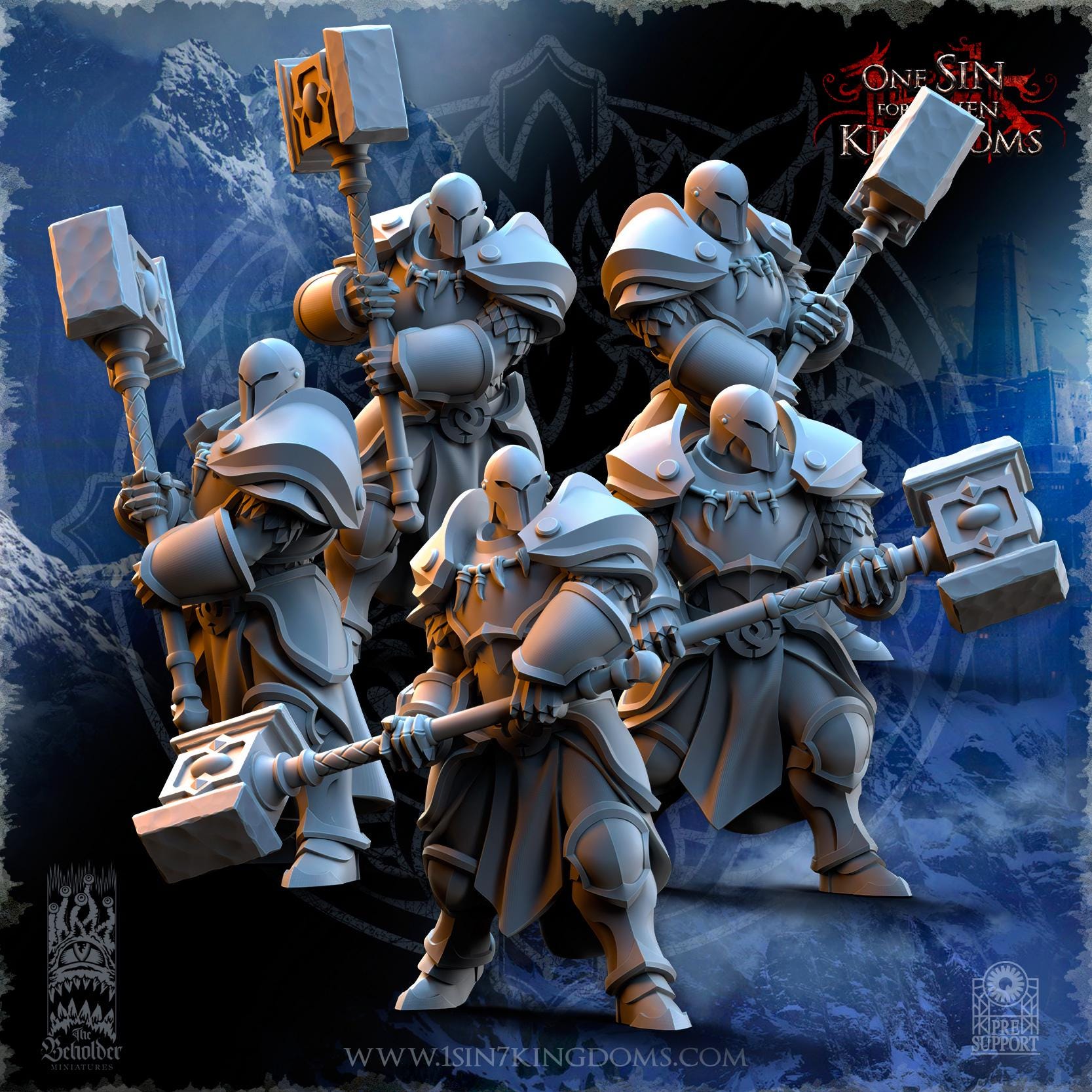 Stormwolves Sunderers - in 12k  by The Beholder Miniatures