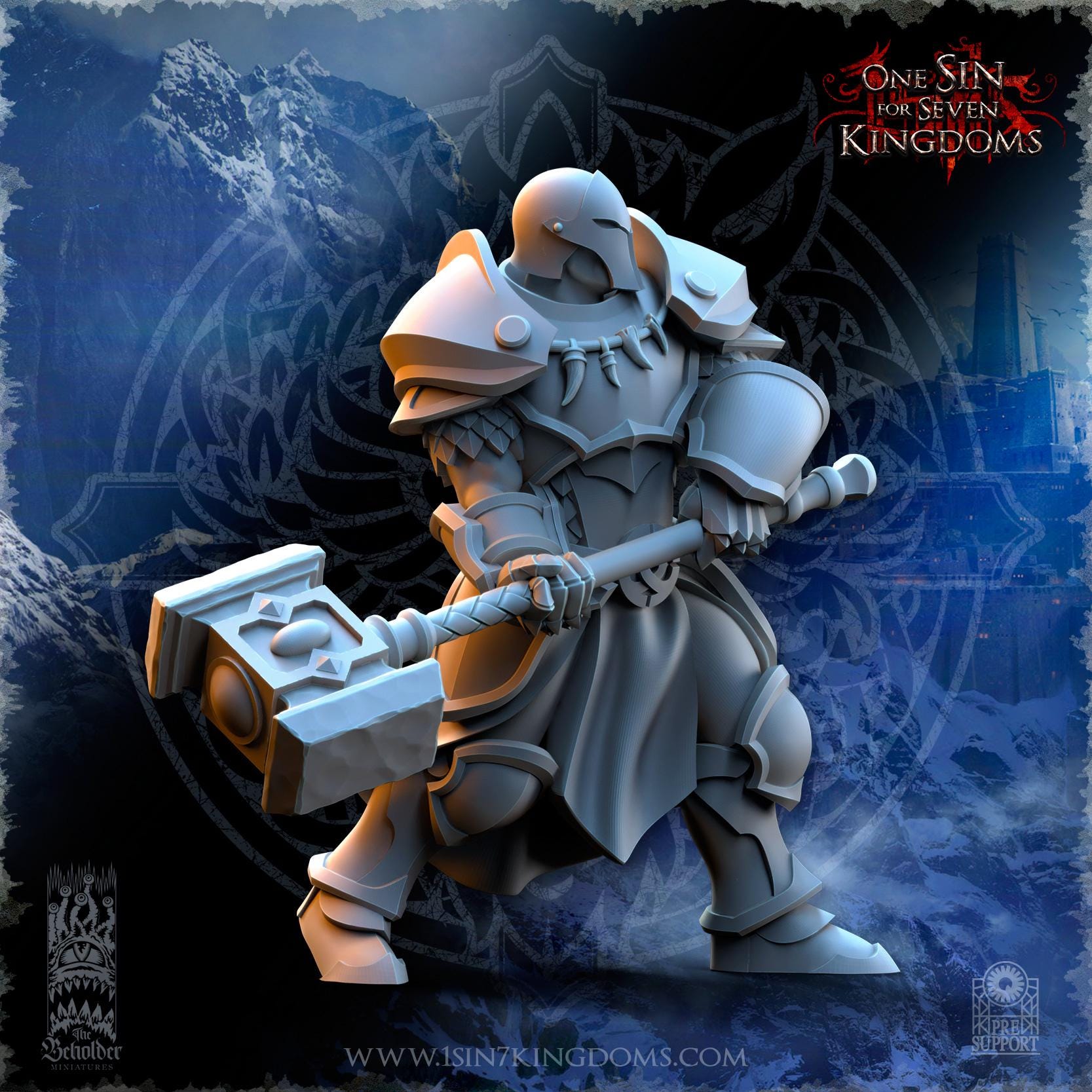 Stormwolves Sunderers - in 12k  by The Beholder Miniatures