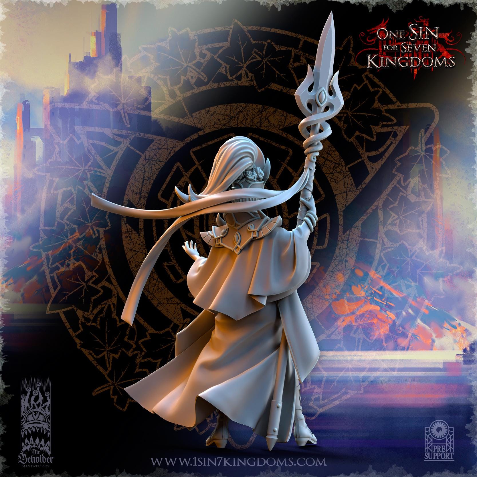 Sephirya, Queen of the Moor - in 12k- by The Beholder Miniatures