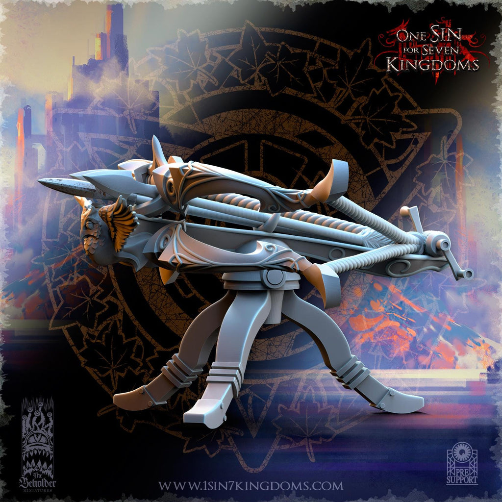 Silvermoor Elves Ballista - in 12k- by The Beholder Miniatures