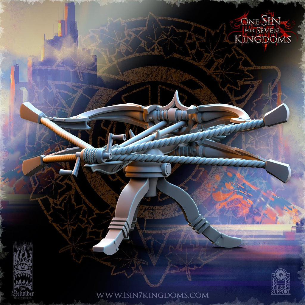 Silvermoor Elves Ballista - in 12k- by The Beholder Miniatures