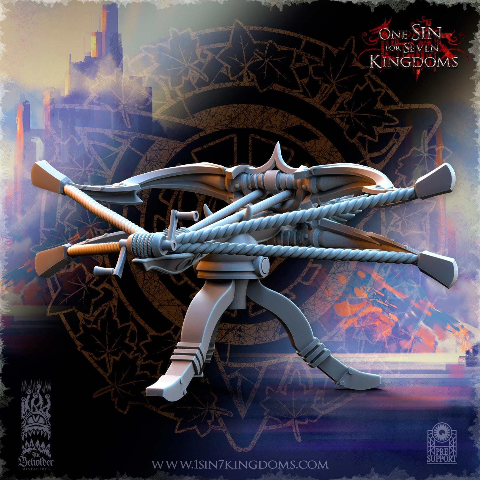 Silvermoor Elves Ballista - in 12k- by The Beholder Miniatures