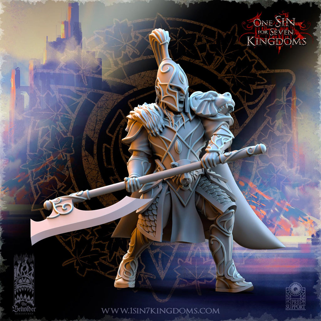 Silvermoor Elves Bear Guardians - in 12k- by The Beholder Miniatures