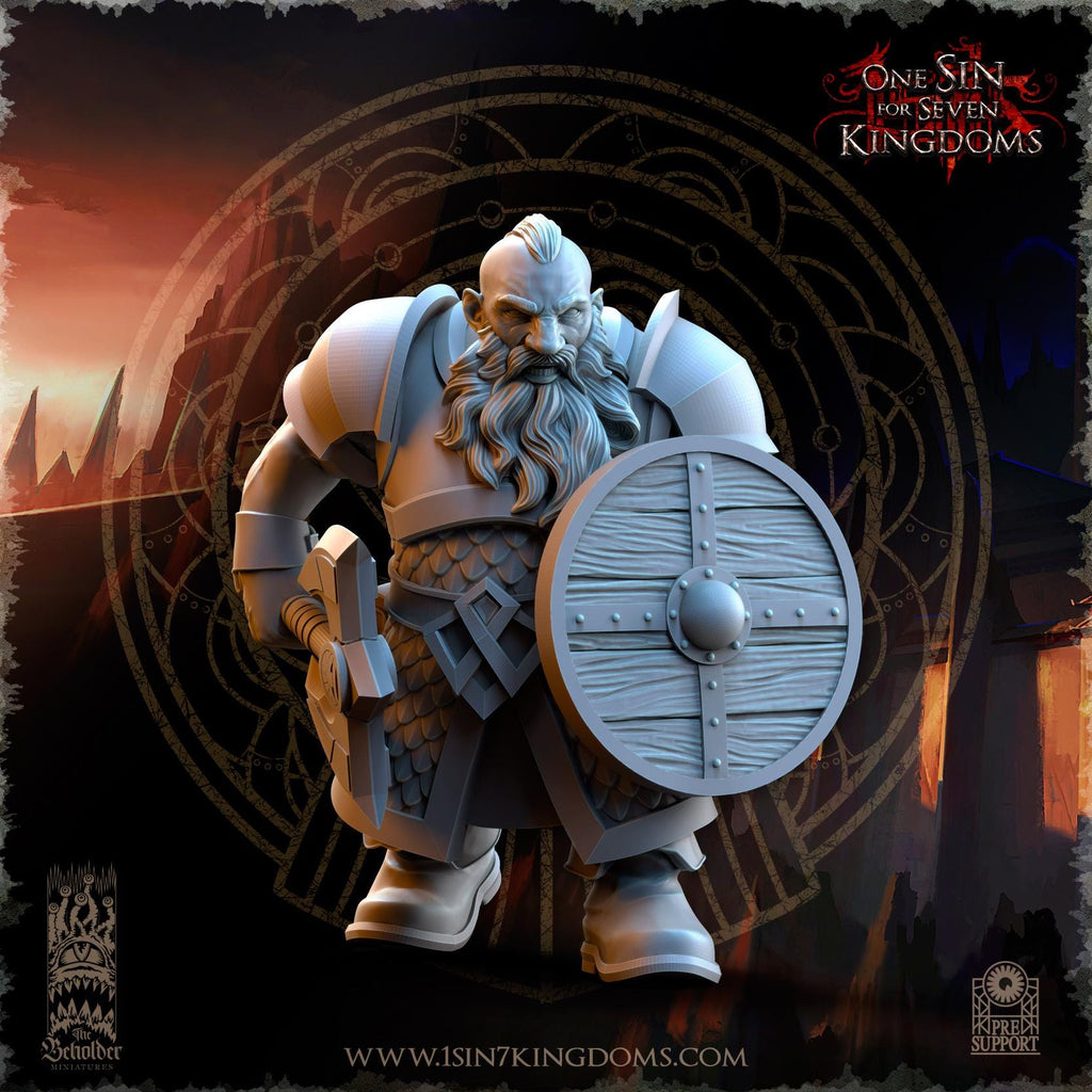 Dwarven Kingdoms Warriors - in 12k- by The Beholder Miniatures