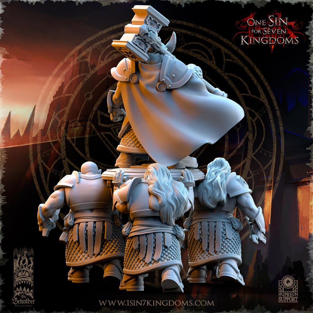 Throngrim, King of the Mountain Heart - in 12k- by The Beholder Miniatures