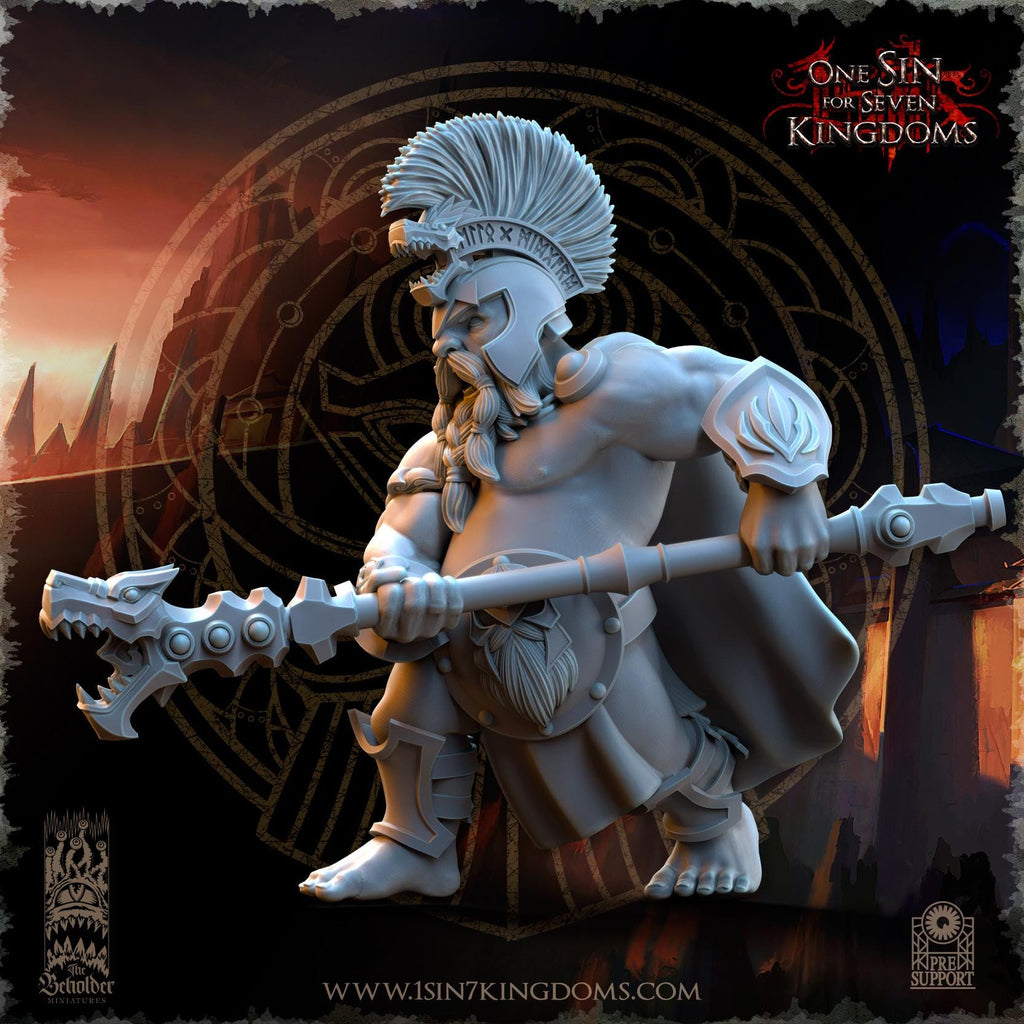 Dwarven Kingdoms Unterdrakes of Molten Core - in 12k- by The Beholder Miniatures