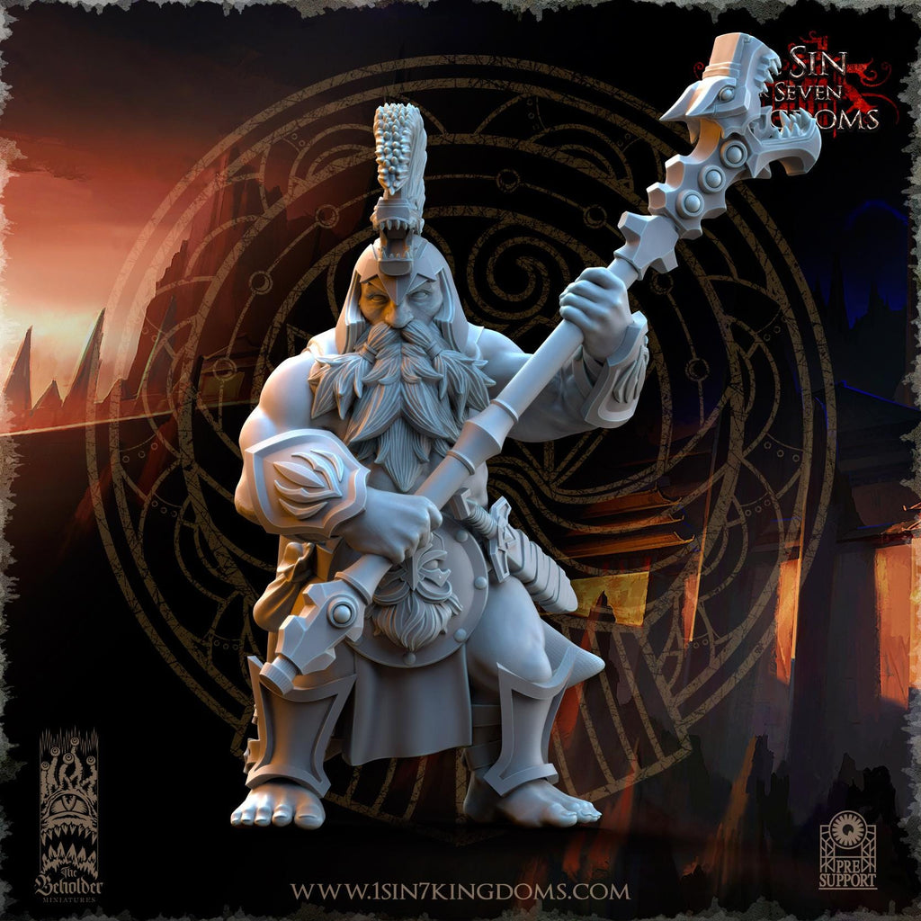 Dwarven Kingdoms Unterdrakes of Molten Core - in 12k- by The Beholder Miniatures
