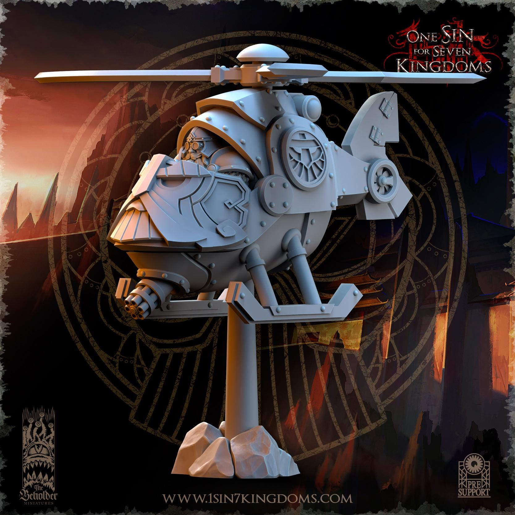 Dwarven Kingdoms Sky Thunder - in 12k- by The Beholder Miniatures