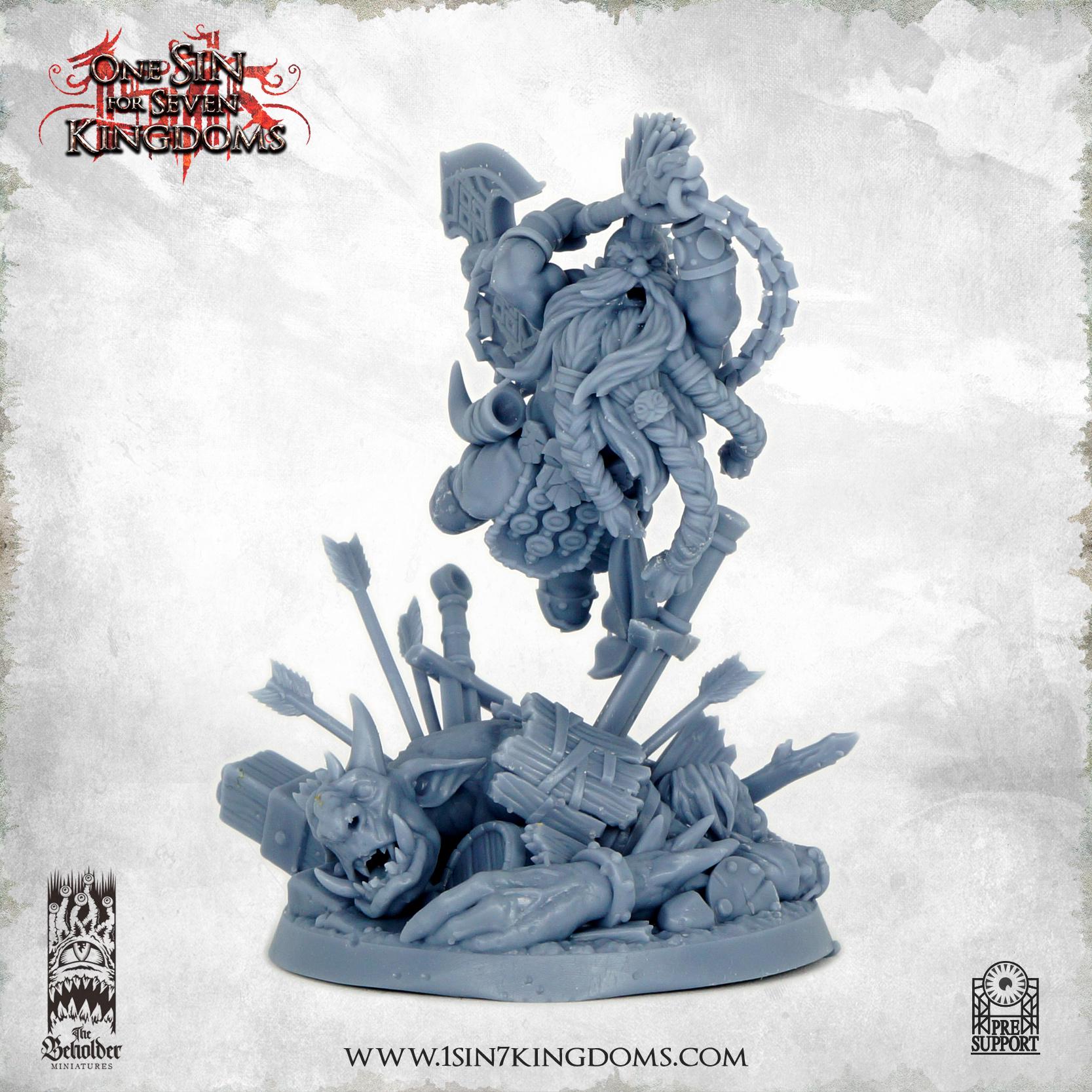 Glaruck "Possessed" Graymil - in 12k- by The Beholder Miniatures