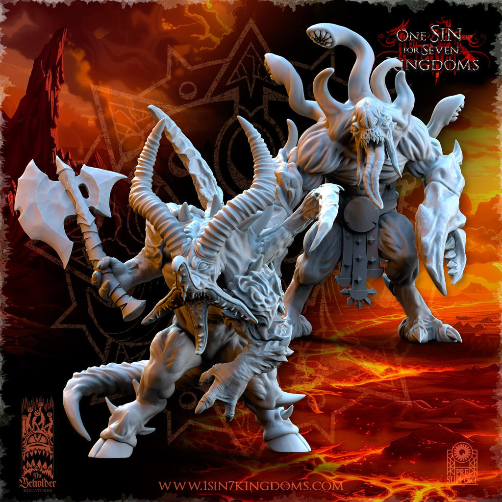 Realms of Mayhem Abominations - in 12k- by The Beholder Miniatures