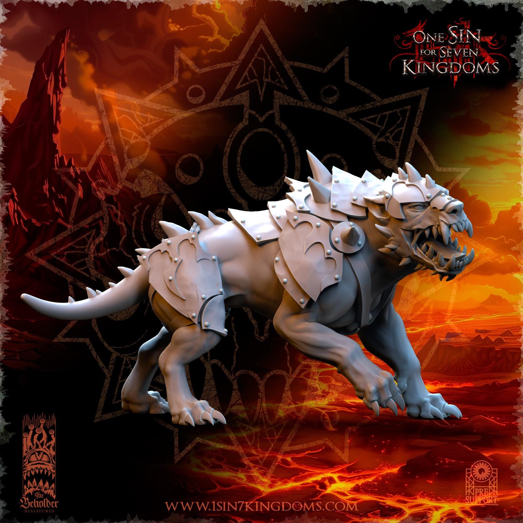 Realms of Mayhem Hellhounds - in 12k- by The Beholder Miniatures