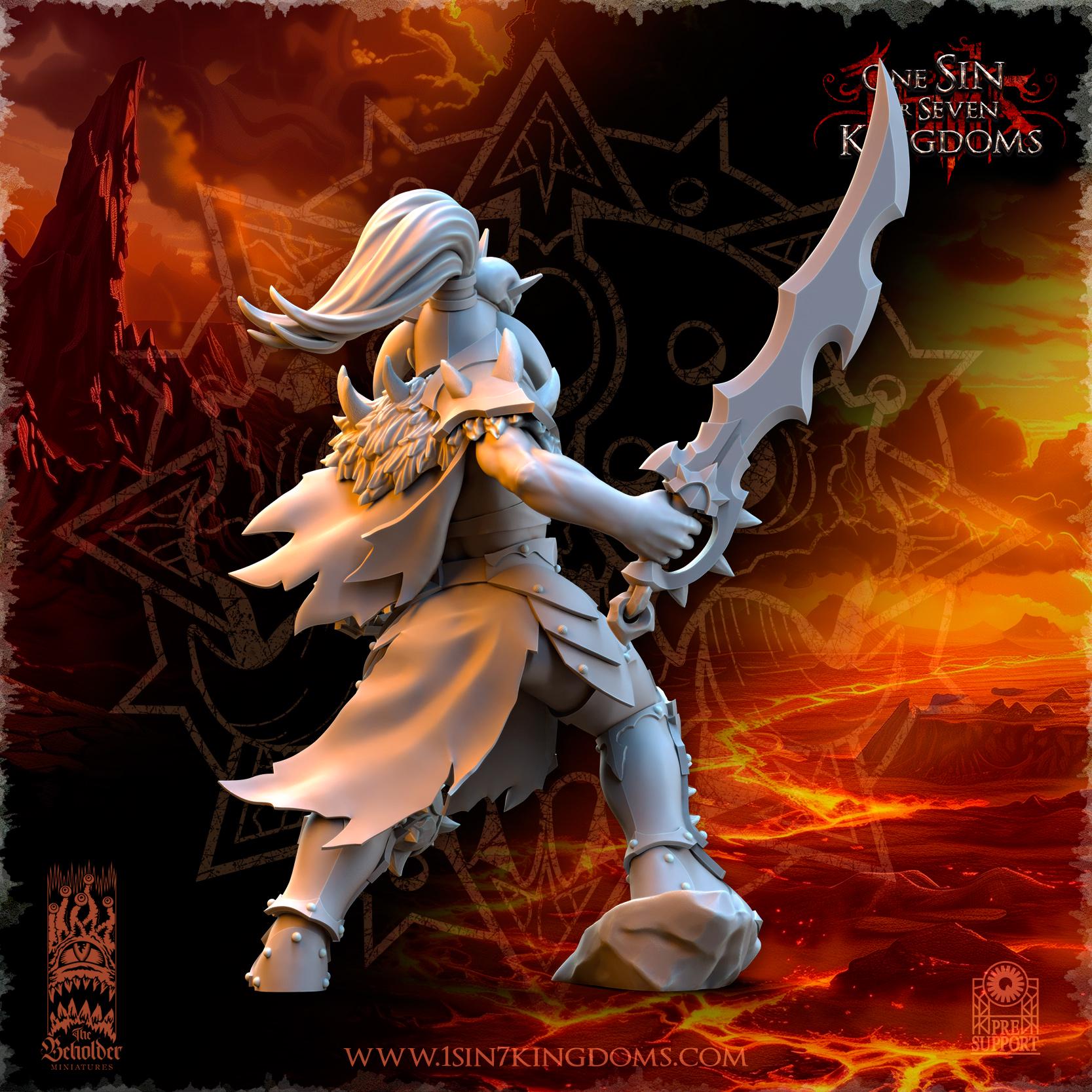 Vilka, the Slaughter - in 12k- by The Beholder Miniatures