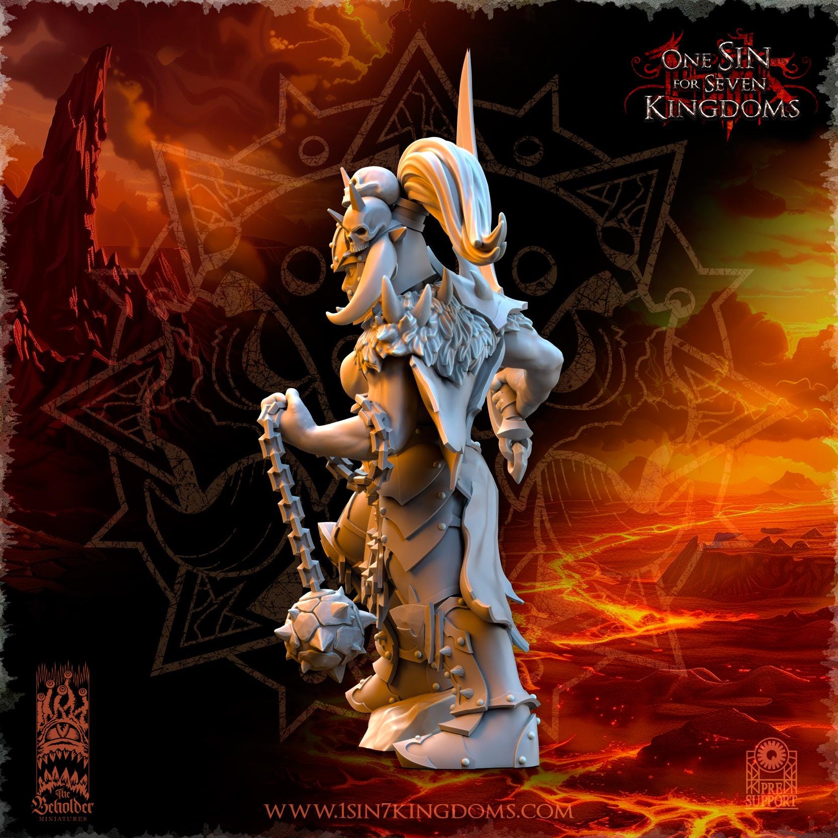 Vilka, the Slaughter - in 12k- by The Beholder Miniatures