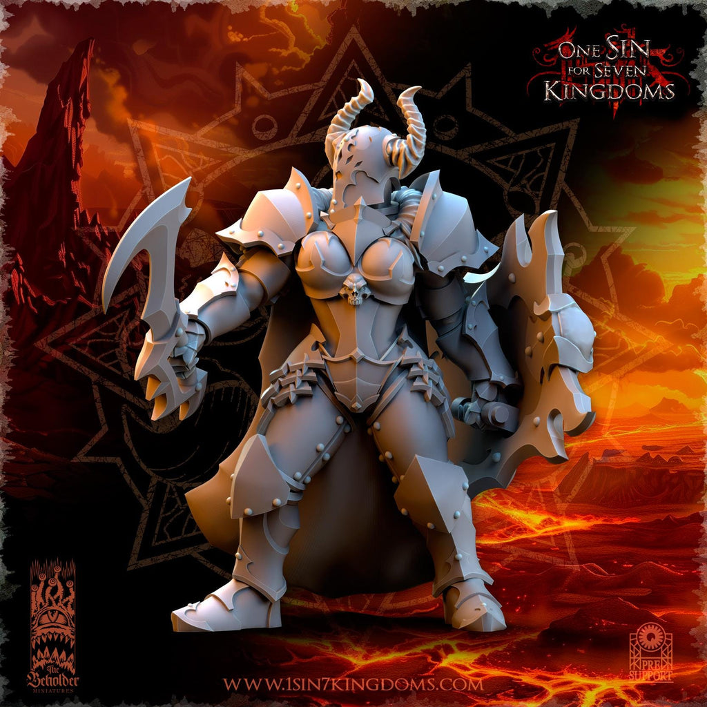 Realms of Mayhem Maidens - in 12k- by The Beholder Miniatures