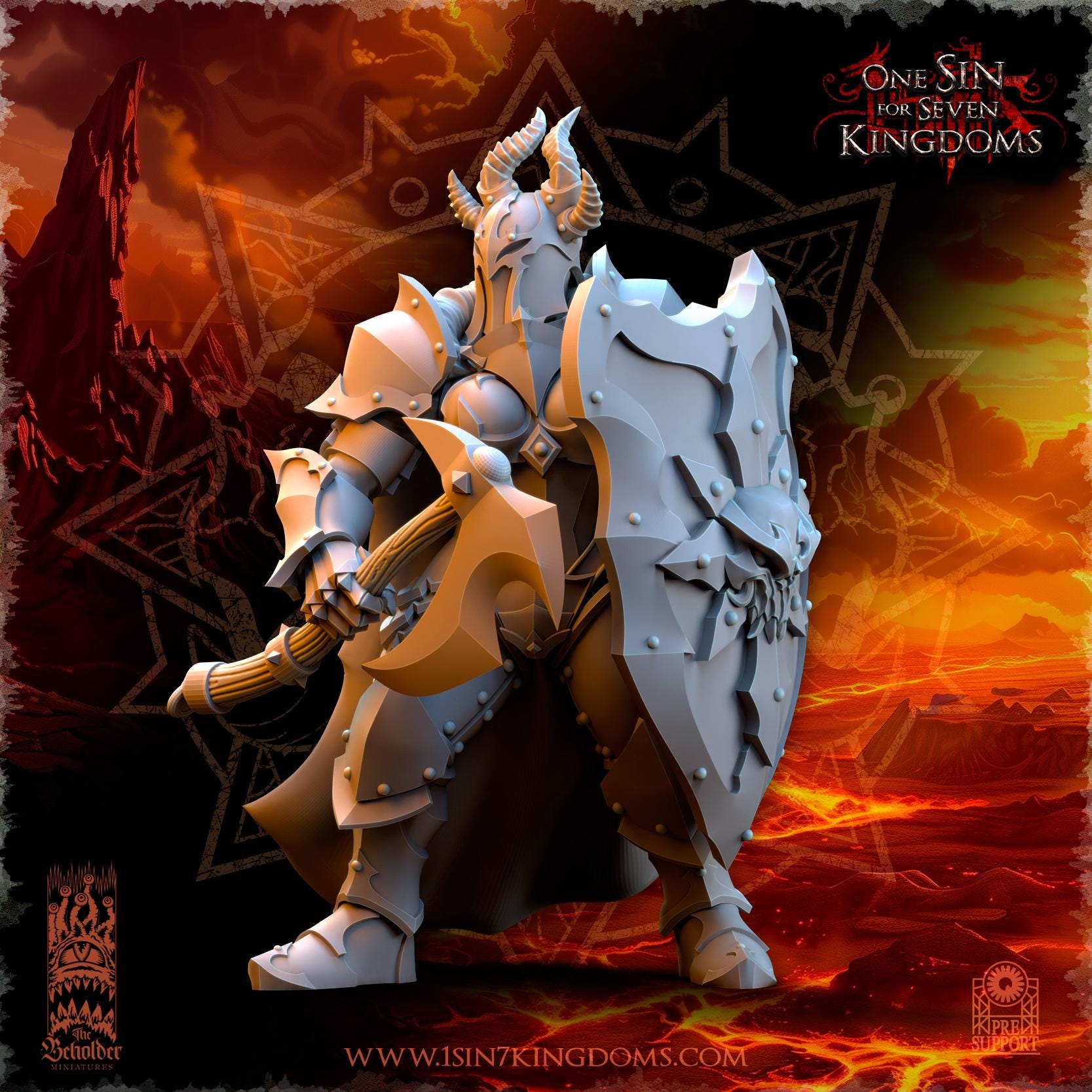 Realms of Mayhem Maidens - in 12k- by The Beholder Miniatures