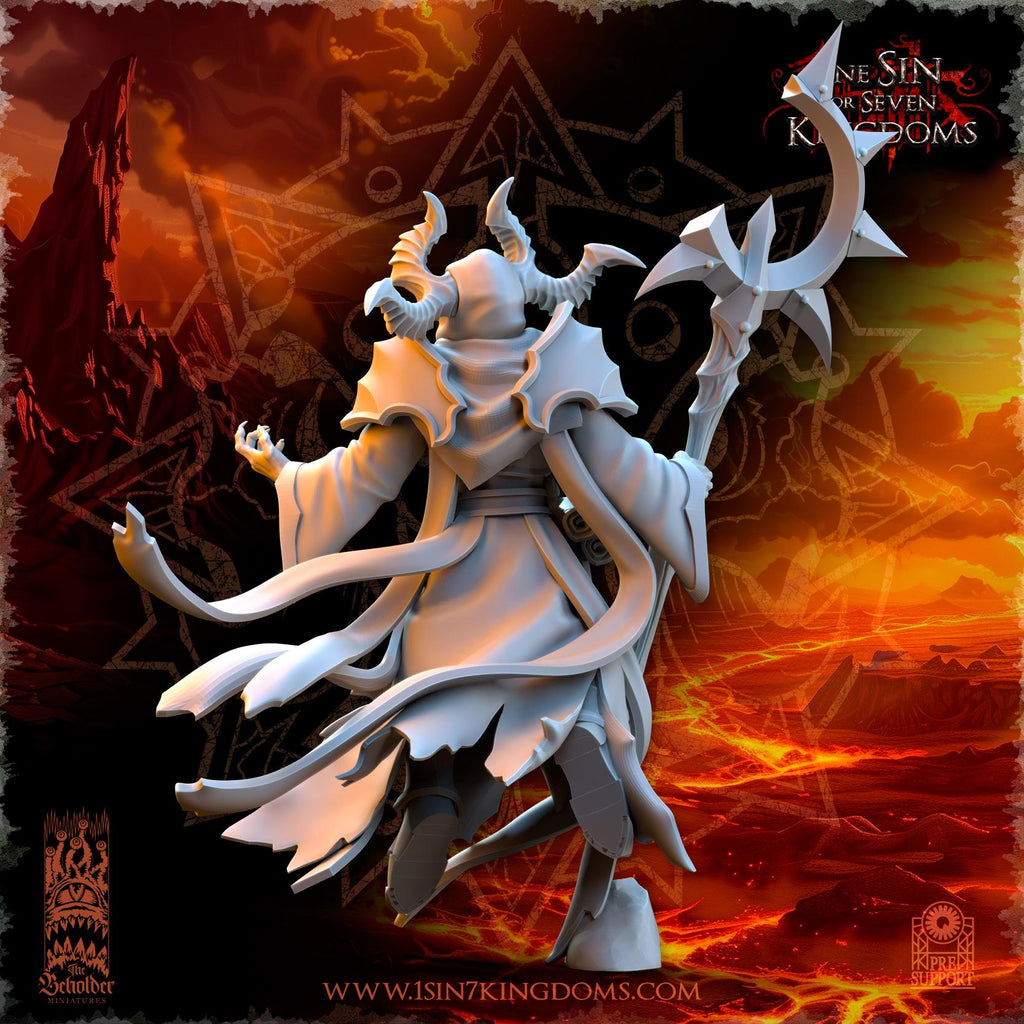 Nihilgaard, the Dark Sorcerer - in 12k- by The Beholder Miniatures