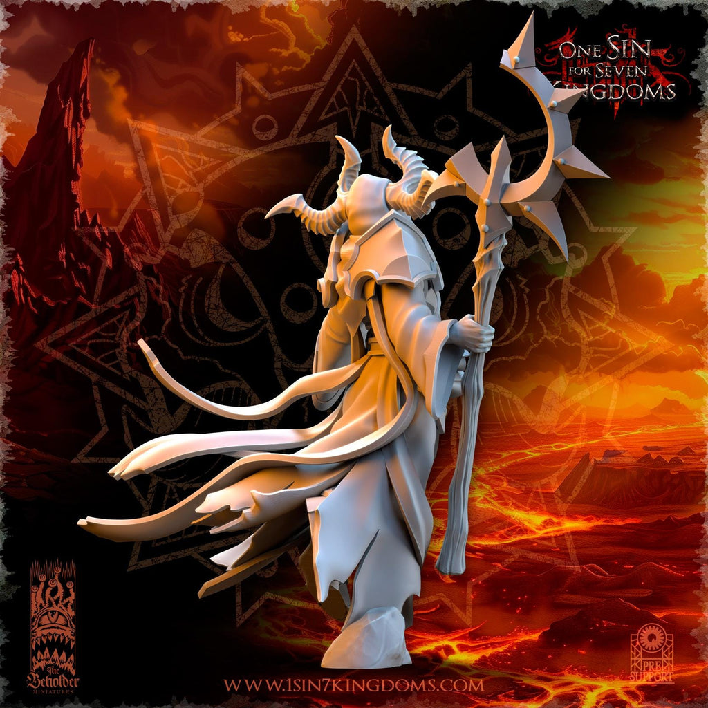 Nihilgaard, the Dark Sorcerer - in 12k- by The Beholder Miniatures