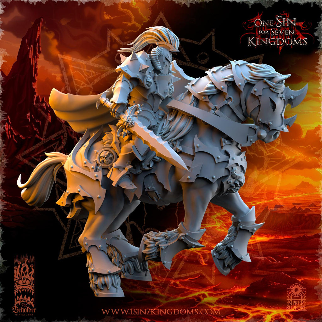 Realms of Mayhem Knights - in 12k- by The Beholder Miniatures