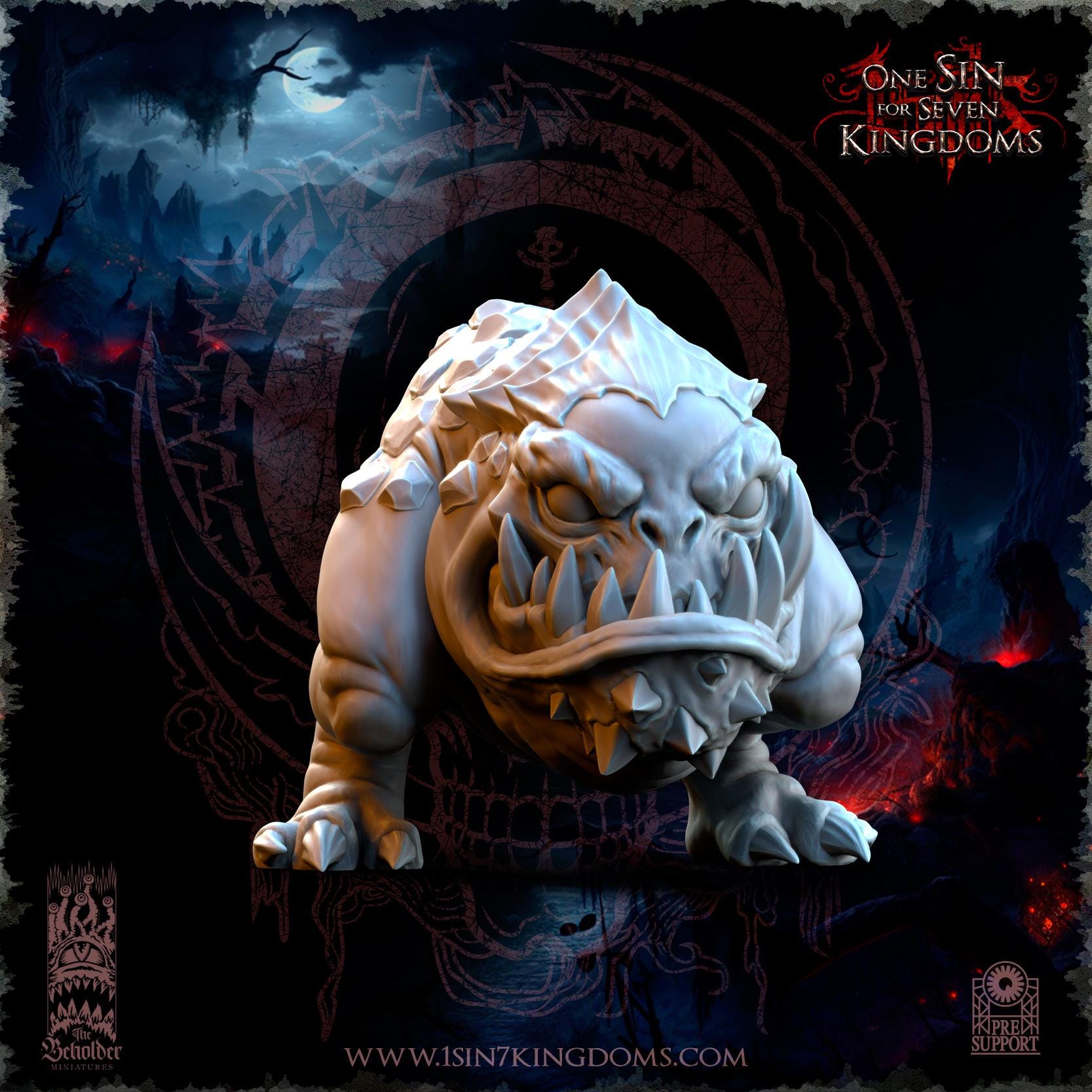 The Black Horde Goblins Kavehorrors Whisperers -12 models - in 12K - by The Beholder Miniatures