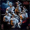 The Black Horde Goblins Kavehorror Hoppers miniatures - in 12K - by The Beholder Miniatures