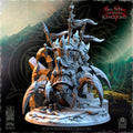 Salanaar Shaman Spider Rider  miniature - in 12K- by The Beholder Miniatures
