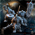 Nestah Orcs Command Group miniature - in 12K- by The Beholder Miniatures