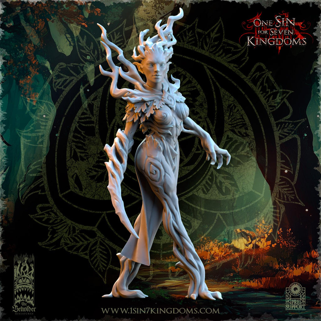 Evergreen Elves Druades - in 12k- by The Beholder Miniatures