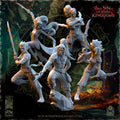 Evergreen Elves Death Dancers - in 12k- by The Beholder Miniatures