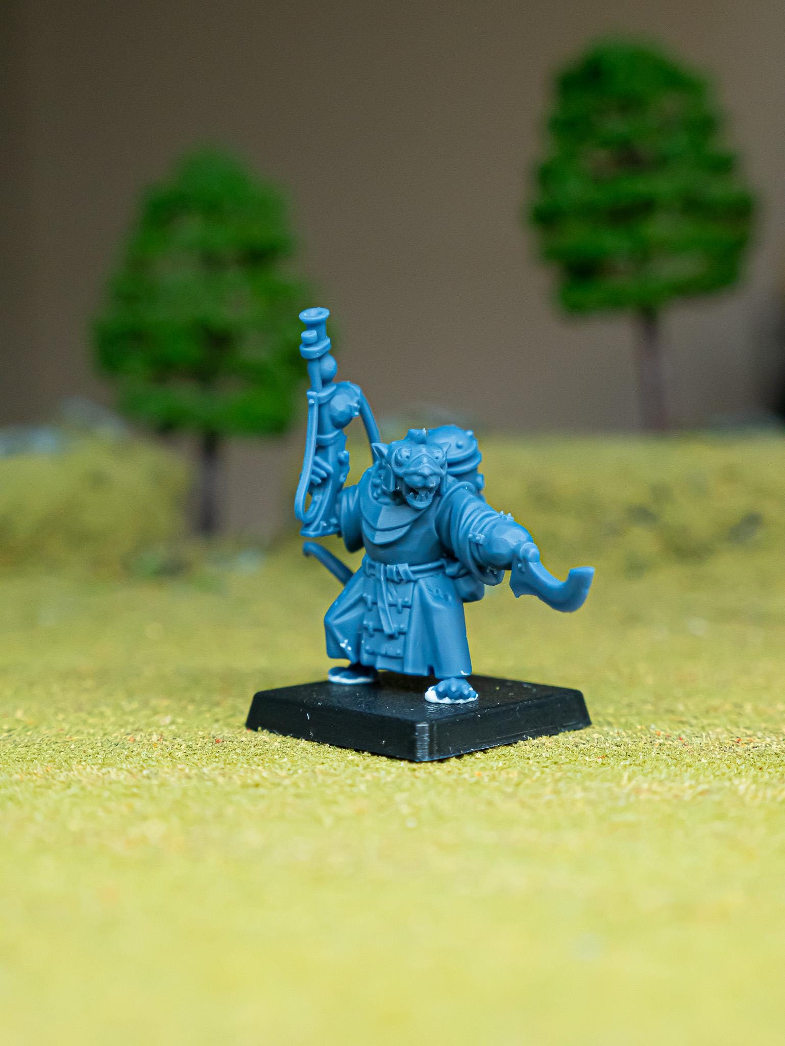 Sewer Vermin Engineer miniature - in 12K - by Highlands Miniatures