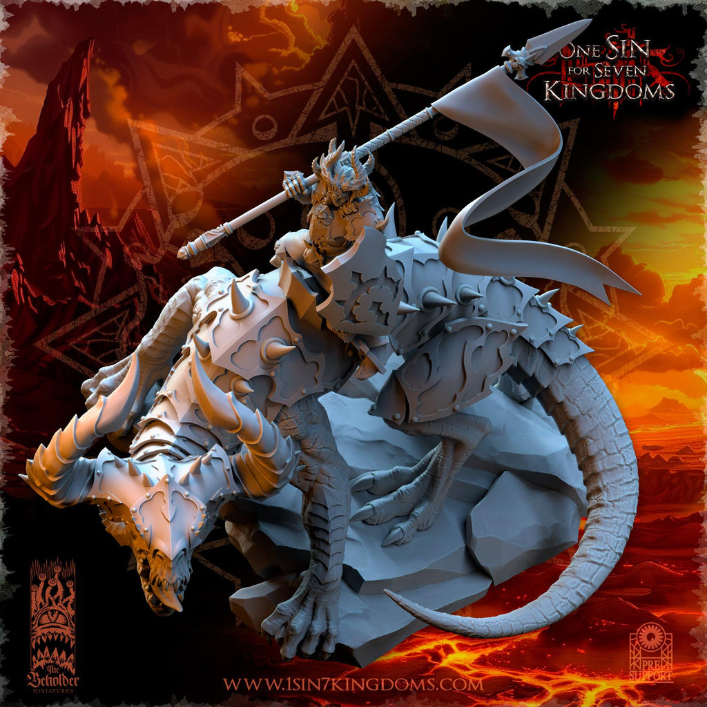 Asteria, Mistress of the Ascended miniature - 12K Resin Print - by The Beholder Miniatures