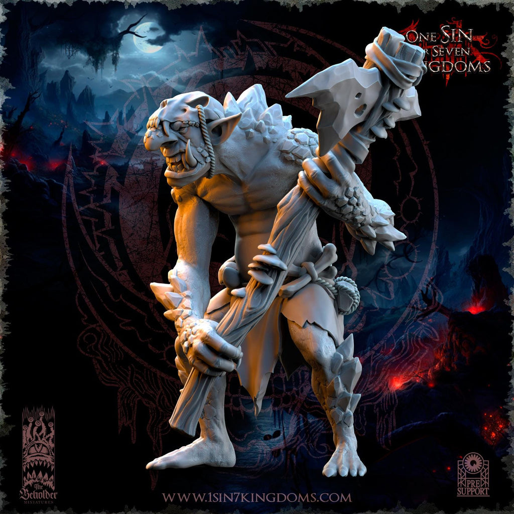 Rock trolls miniatures - in 12k by The Beholder Miniatures