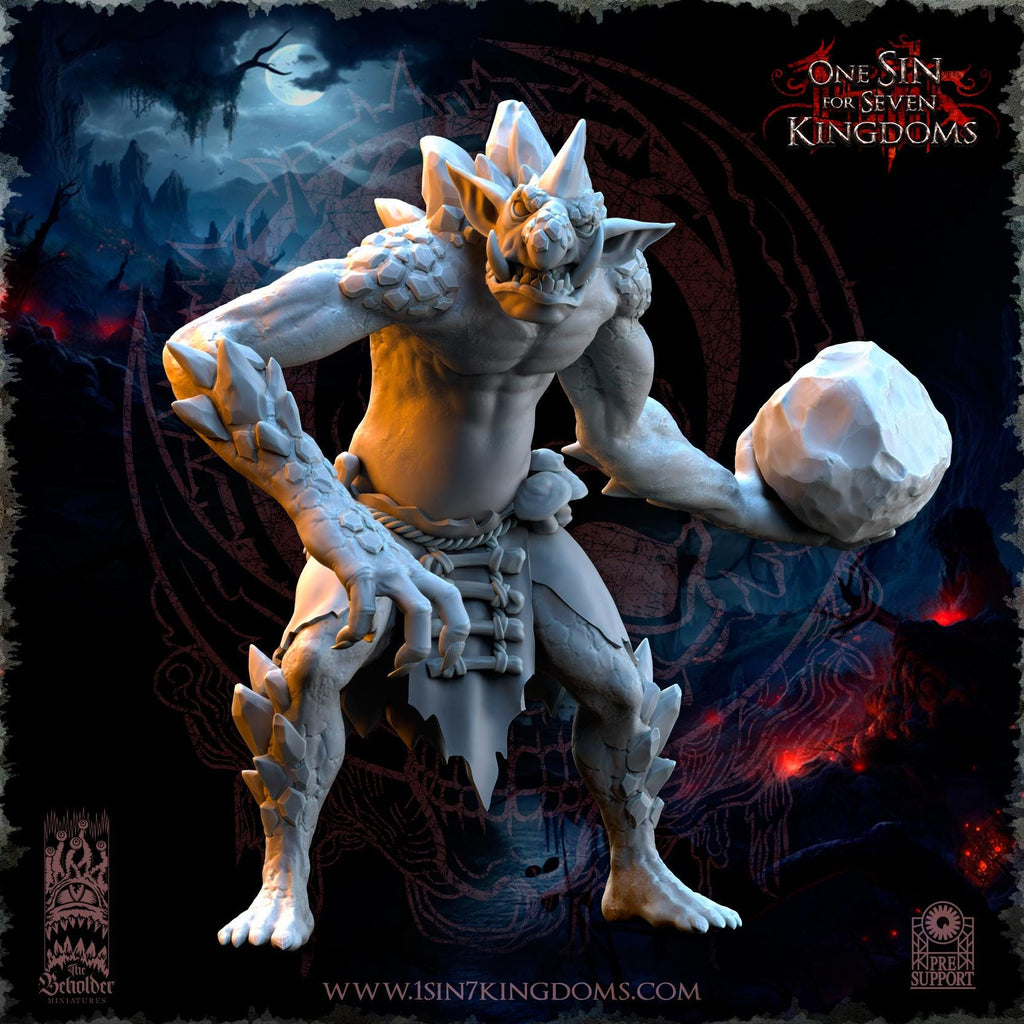 Rock trolls miniatures - in 12k by The Beholder Miniatures