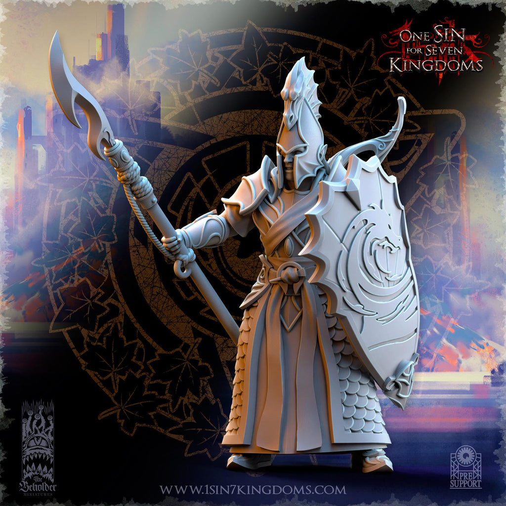 Silvermoor Elves Ilithien Coastland Militia - in 12k by The Beholder Miniatures