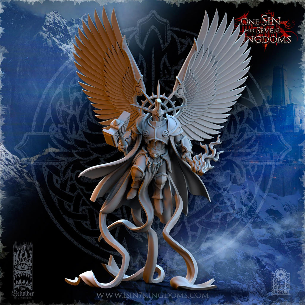 Lord Himneskur, Stormwolves Great Commander in 12k by The Beholder Miniatures