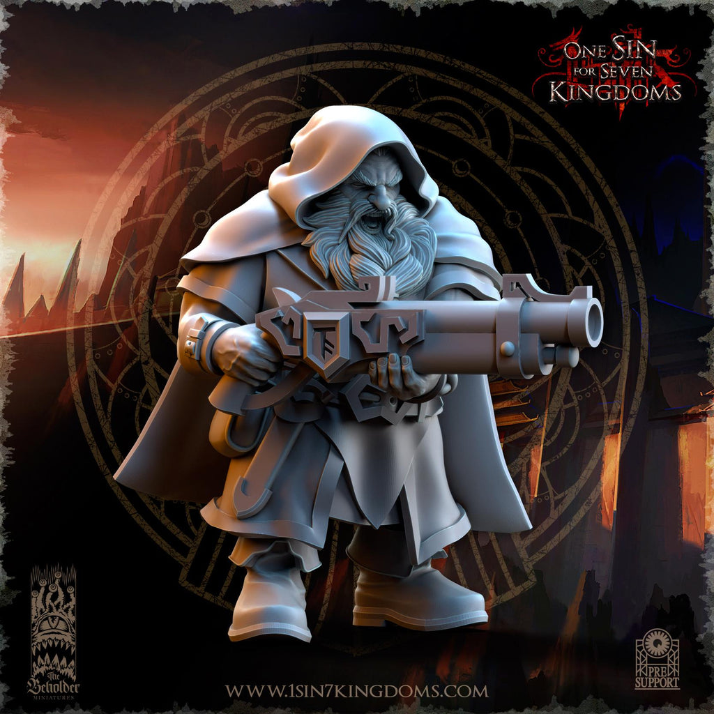 Dwarven kingdom sharpshooters - 12k by  The Beholder Miniatures