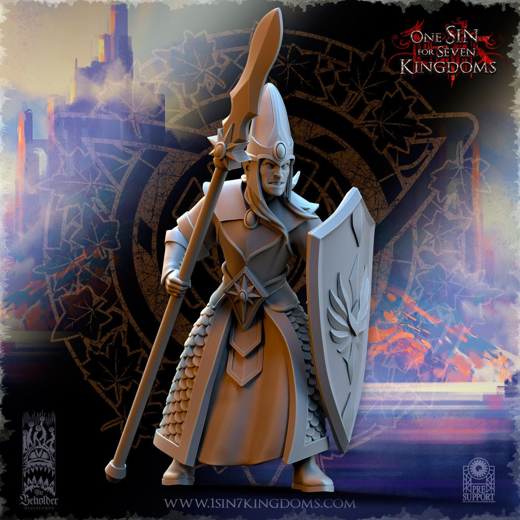 Silvermoor Elves Kingdom Militia- in 12k- by The Beholder Miniatures