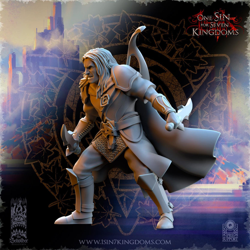 Usunaar, Shades Captain - in 12k- by The Beholder Miniatures