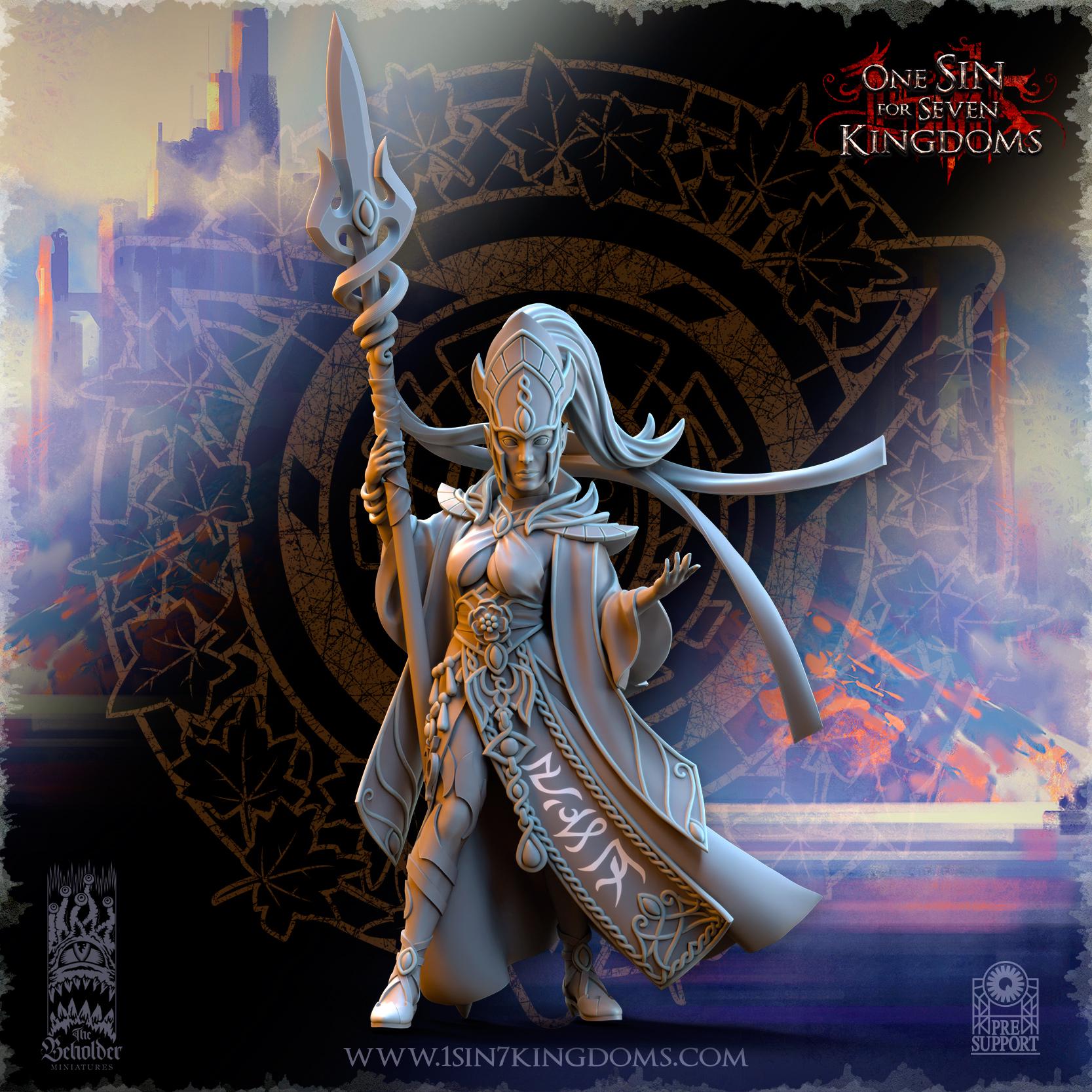 Sephirya, Queen of the Moor - in 12k- by The Beholder Miniatures