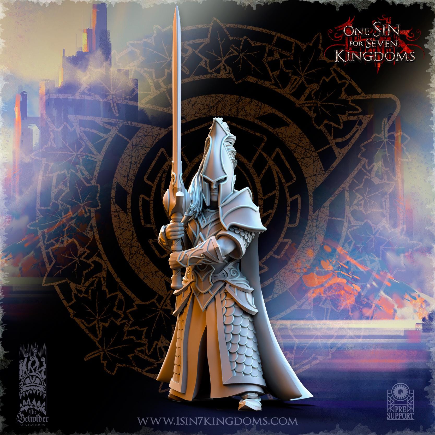 Silvermoor Elves Blades of Ashur - in 12k- by The Beholder Miniatures