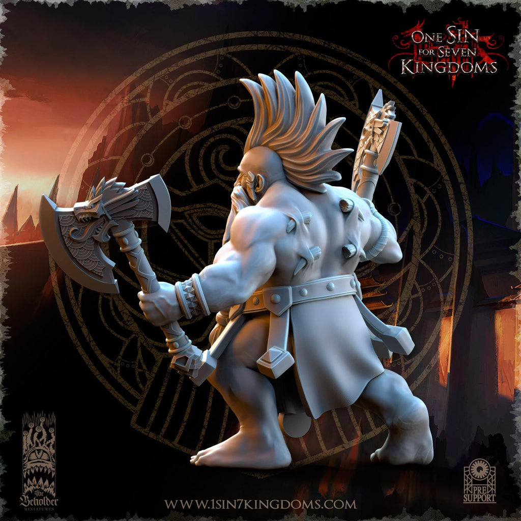 Tharin Fyrebeard  - in 12k- by The Beholder Miniatures