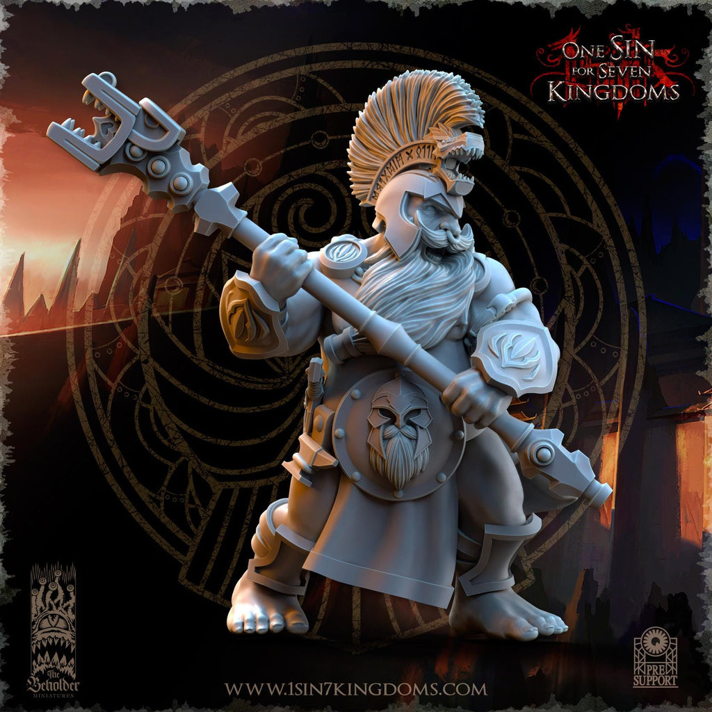 Dwarven Kingdoms Unterdrakes of Molten Core - in 12k- by The Beholder Miniatures