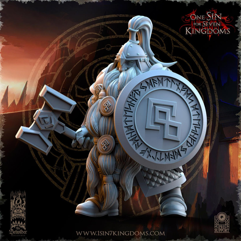 Dwarven Kingdoms Highborn Warriors - in 12k- by The Beholder Miniatures