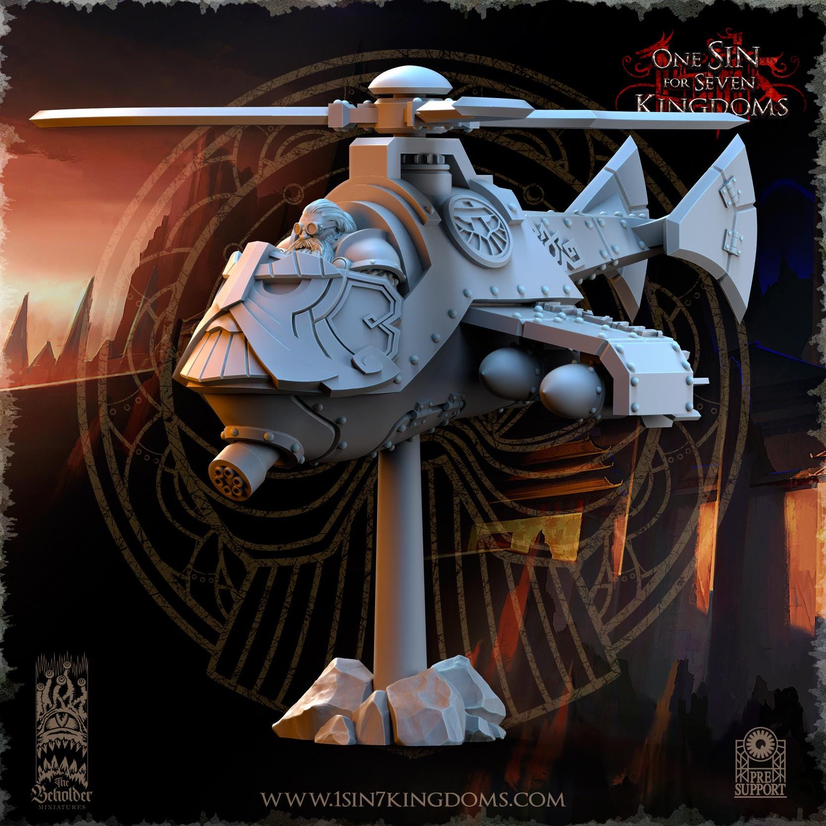 Dwarven Kingdoms Grievance Redeemer - in 12k- by The Beholder Miniatures