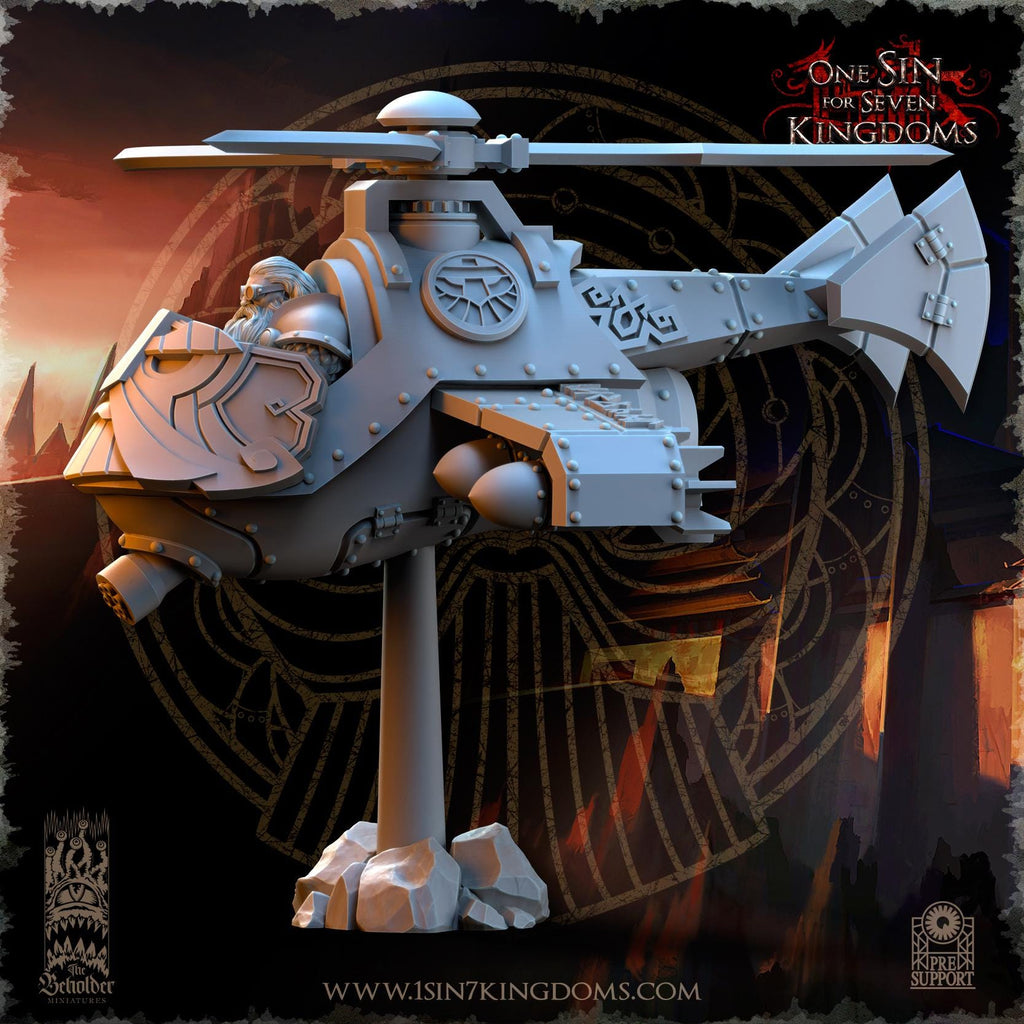 Dwarven Kingdoms Grievance Redeemer - in 12k- by The Beholder Miniatures