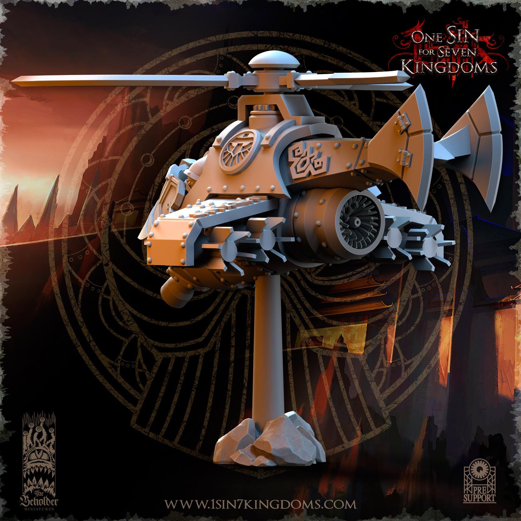 Dwarven Kingdoms Grievance Redeemer - in 12k- by The Beholder Miniatures